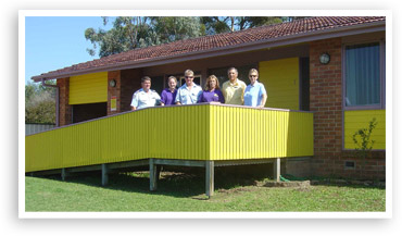 After the handover of the keys to Cessnock Child and Family Centre in 2008