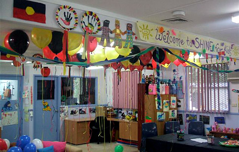Decorations at SHINE for Kids Windsor NAIDOC 2009