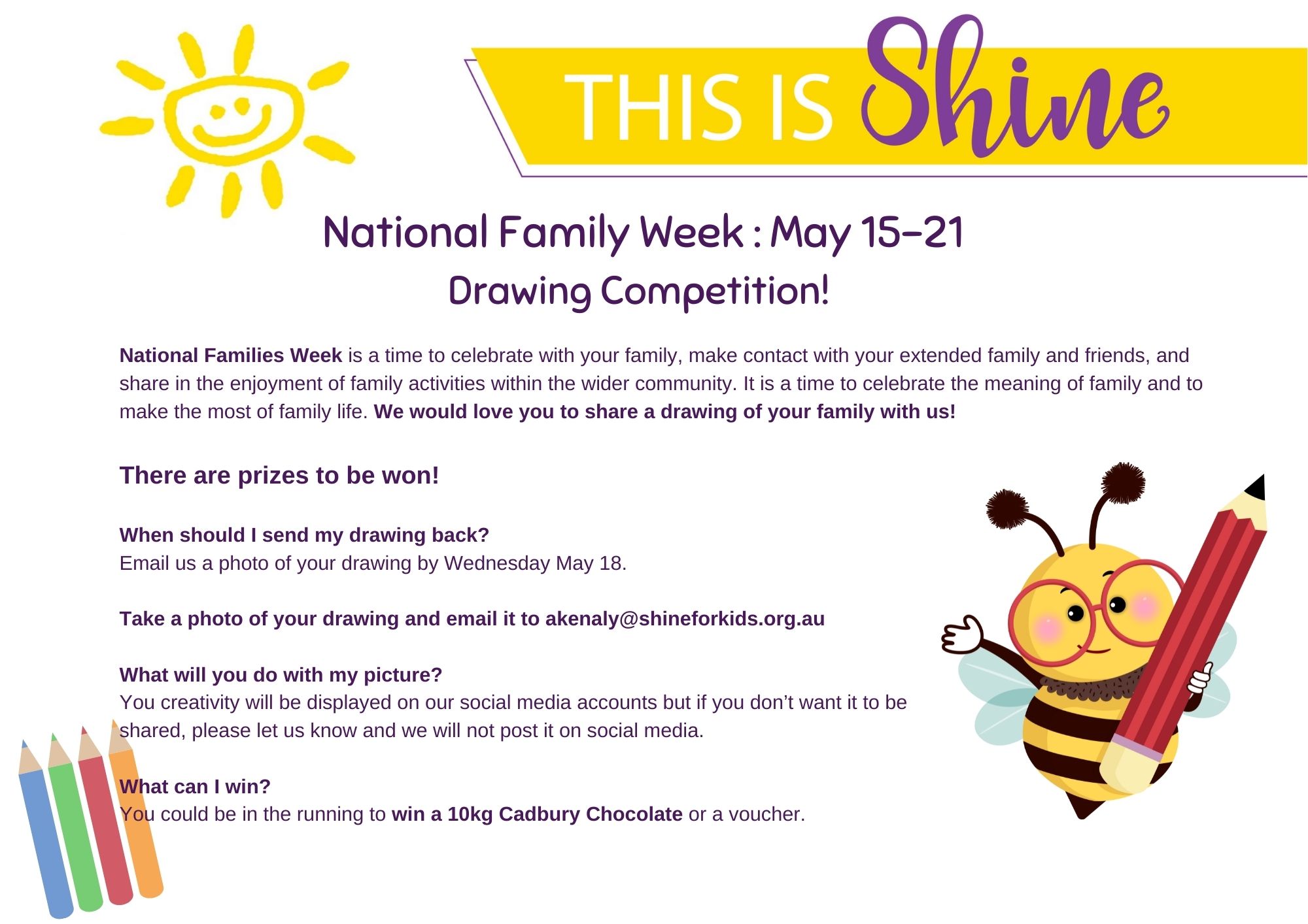 National Families Week Drawing Competition