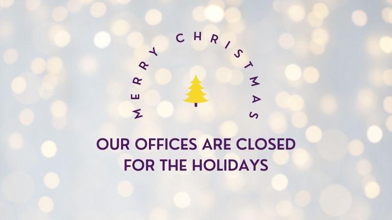 Offices closed over Christmas